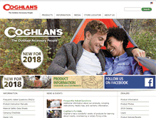 Tablet Screenshot of coghlans.com